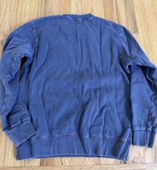 John Galt Sweatshirt One Size BLUE Seattle Crewneck Pullover Made Italy