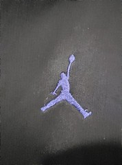 Vintage Jordan Nike Air Jumpman Men M Black Blue Full Zip Hoodie Jacket