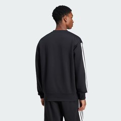 adidas men Essentials 3-Stripes Fleece Sweatshirt