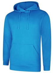 UNEEK UC509 Deluxe Hoodie | Unisex Soft Casual Pullover Sweatshirt | Plain