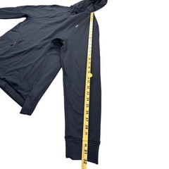 Alaskan Hardgear Duluth Pullover Hoodie Men Large Black Fleece Lined Waffle Grid