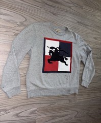 Burberry Equestrian Knight Embroidered Logo Sweatshirt Men’s Size (M) Designer