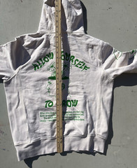 Men’s CHNGE Hoodie White Grow Learn S BOHO Hippie Spiritual Manifest Sustainable