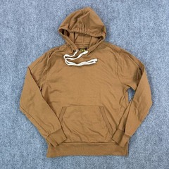 Brave Star Hoodie Mens Large Brown 100% Cotton Pullover Kangaroo Sweatshirt USA