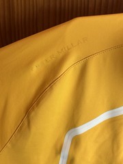 Peter Millar Golf Pullover Mens Sz. Large Yellow Long Sleeve Performance 1/4 Zip