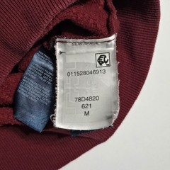 Tommy Hilfiger Men’s Size Medium Full Zip Hoodie Burgundy Red Long Sleeve Logo
