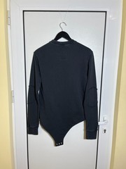 Rick Owens x Champion Embroidered Logo Black Bodysuit Sweatshirt Men’s Size M