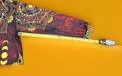 DYKHMILY UNISEX RED/GOLD ANUBIS ANCIENT EGYPT PATTERN HOODIE PULLOVER Large Read