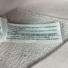 Hollister Mens S White Pink Hoodie Leopard Graphic Sleeve Logo Sweatshirt