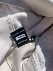 Men’s CHNGE Hoodie White Grow Learn S BOHO Hippie Spiritual Manifest Sustainable
