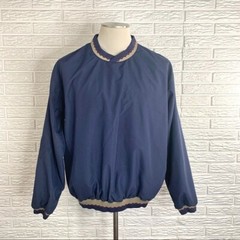 Tri-Mountain Blue Mens 2400 Crosswind Sweatshirt Microfiber Pullover Size Medium