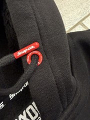 Snap on Dixxon Heavyweight Sherpa Lined Full Zip Hoodie Black NWOT L