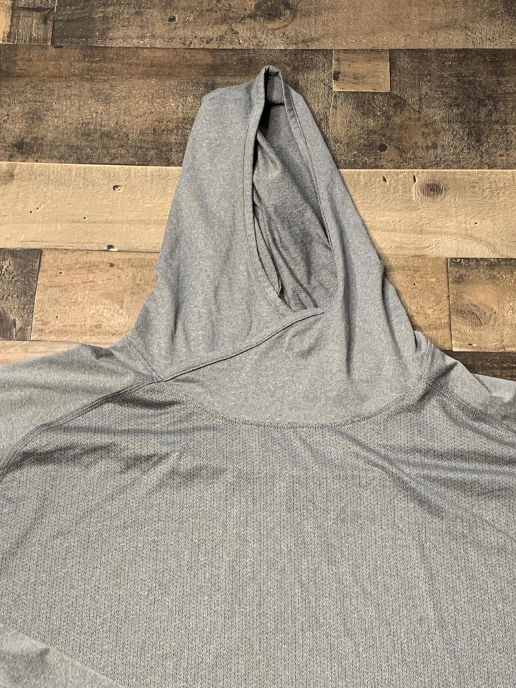 Peter Millar Pine Performance Hoodie Mens XL Gray Golf Lightweight Pullover
