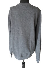 Champion George Mason University Gray Crewneck with Green and Gold Logo