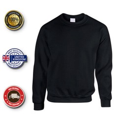Mens Sweatshirt Heavy Blend Crew Neck Plain Jumper Pullover Casual High Quality