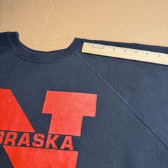Vintage Nebraska Sweatshirt 4X Black Go Big Red College Football Crewneck