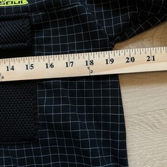 Triple Five Soul NYC Hoodie M Y2K Techwear Grid Quarter Zip Cyberpunk Futuristic
