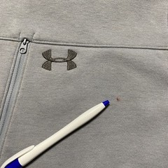 Under Armour Mens Zippered Hooded Athletic Jacket Oudoors Walking Job XL*