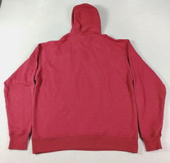 Champion Hoodie Mens Large Red Pullover Fleece Sweatshirt Embroidered Logo