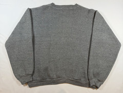 Mens M Gold Tag Russell Sweatshirt Crewneck Cotton Rayon Boxy Vintage Blank Gray