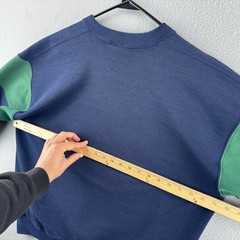 Vintage Russell Athletic Sweatshirt Mens XL Color Block Crewneck 90s USA Made