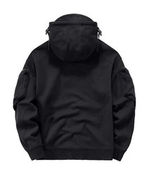Niepce Unisex X-2 Pullover Black Techwear Hoodie Urban Streetwear Sweatshirt