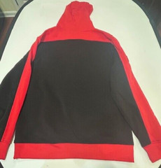 AKADEMIKS Men’s Red/Black Fleece Lined Hoodie Zipped Pockets NWT – Size L