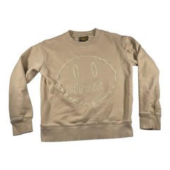 Drew House Sketch Mascot Crewneck Sweatshirt XXS Graphic Print Embroidered Tan