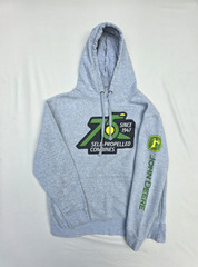 John Deere Pullover Hoodie Tractor – Men’s M – Graphic Logo Fleece Heavy Weight