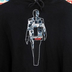 Vantage Point Movie Promo Hoodie 2008 Size XL Black Pullover Dennis Quaid