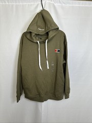 HIP MNL Pullover Hoodie Fleece Mens Sweatshirt Olive Green Sz- M NWT #1963