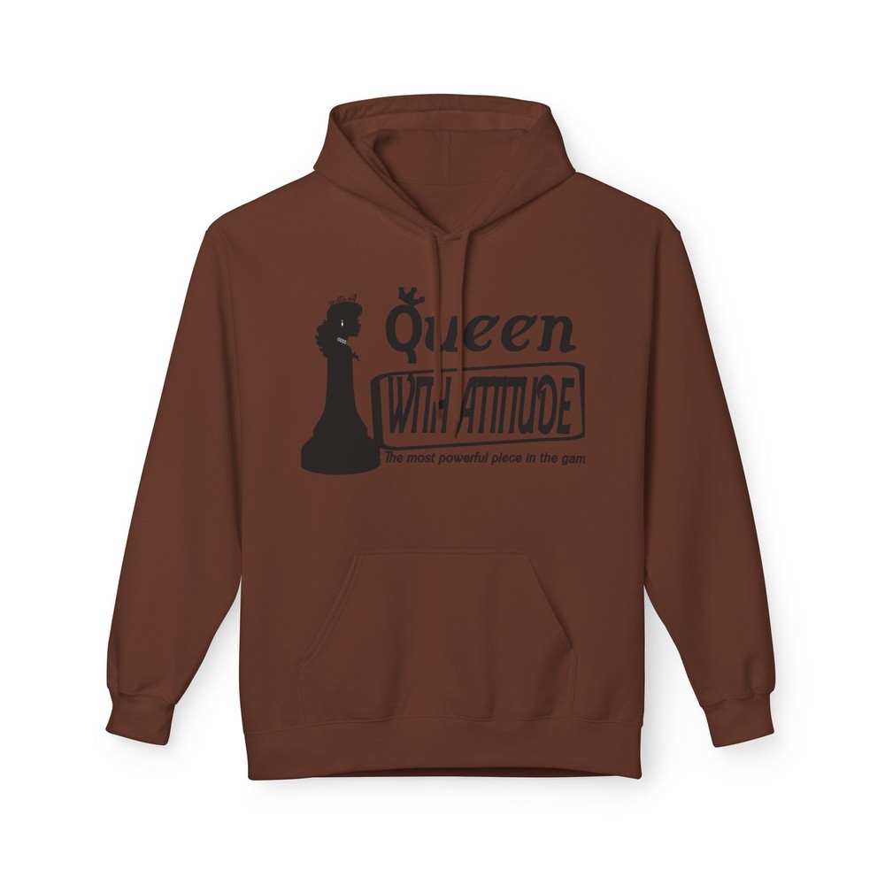 Queen With Attitude Midweight Soft style Fleece Hoodie
