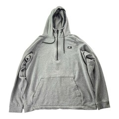 Nike Sportswear Modern Hoodie Men XL Gray Half Zip Pullover Fleece 805132-091
