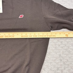 New Balance Made in USA Core Crewneck Sweatshirt SZ Small Dk Brown-red