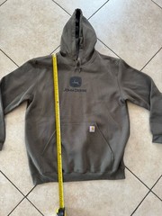 Carhartt John Deere Loose Fit Midweight Hoodie Moss Green Men’s XL K121