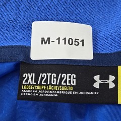 Under Armour Men Sweatshirt 2XL Gray Colorblock Activewear Logo Zipper Long