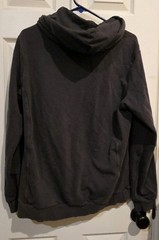 ​Fabletics Men’s The Courtside Hoodie Size Medium Charcoal Gray French Terry Zip