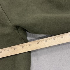 L.L. Bean Sweatshirt Mens Large Green Katahdin Iron Works Sherpa Lined Full Zip