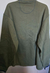 Arrow Mens XXL green Sueded Fleece LS Crew Neck Pullover Sweatshirt Sweater B200
