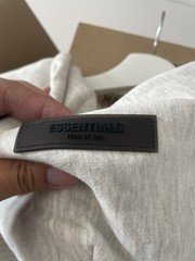 Fear of God Essentials Pullover Hoodie Sweater Light Oatmeal ‘Stretch Limo’ XL