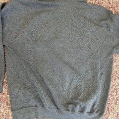 USMC United States Marine Corps Heather Grey Puff Letter Hoodie Sweatshirt XL