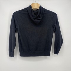 District Re-Fleece Hoodie Medium Charcoal Gray Graphic B Sweatshirt Excellent