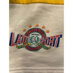 LATTE SPORT Sweatshirt Men Medium* Color Block Hoodie Hood Authentic Design USA*