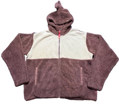 Nintendo Donkey Kong DK Fleece Hoodie Brown Japan 2XL