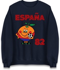 Spain 82 Naranjito Jumper, Spain 82 Football World Cup Sweatshirt, Football Fans