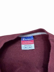 Champion Men’s XL Burgundy Crewneck Pullover Sweatshirt Logo Solid Long Sleeve