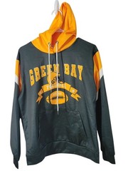 Source Unknown Green Bay Football Pullover Hoodie – Yellow and Dark Green