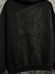 Sick Vivienne Westwood Anglomania Big Logo Orb Pirate Hoodie Luxury Streetwear L