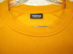 Warhorse Barbell Club Sweatshirt Men’s Size M Medium Yellow Long Sleeve Pullover