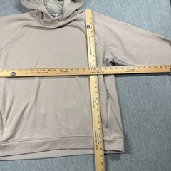 All In Motion Hoodie Mens L Beige Softstretch Pullover Athletic Workout Sweatshi